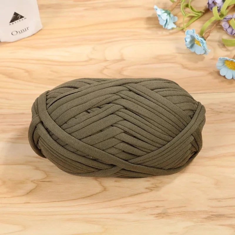 Yarn, Flat T-Shirt Style for Crochet Rugs, Bags, Slippers & Handmade Crafts