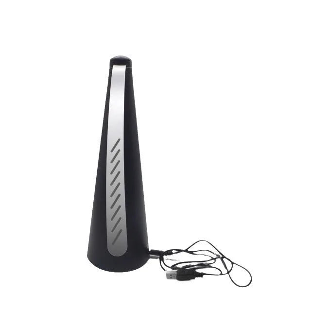 Fly Repellent Fan USB or Battery Powered Holographic Blades Tabletop 9.4in