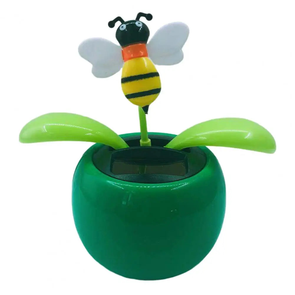 Fashion Car Ornament Solar Powered Car Dashboard Ornament Decoration