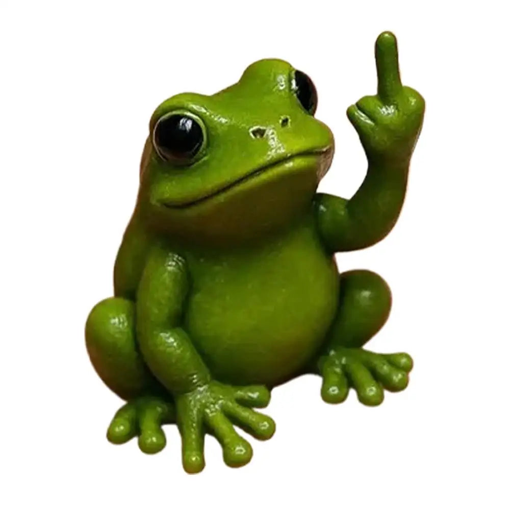 Middle Finger Animal Statue Frog Premium Quality Replacement Accessory