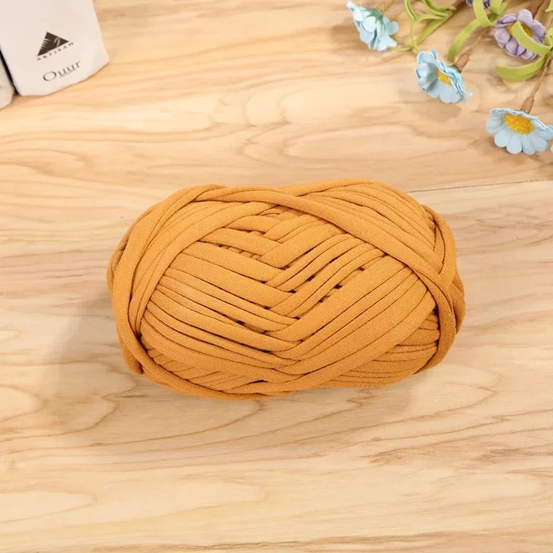 Yarn, Flat T-Shirt Style for Crochet Rugs, Bags, Slippers & Handmade Crafts