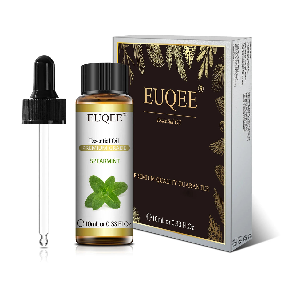 EUQEE Pure Essential Oil 10ml 31 Scents Dropper Diffuser Candle Soap Massage