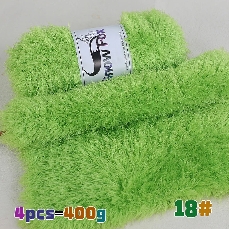 Yarn, Faux Fur Eyelash Texture for Knitting Coats, Scarves, Hats & Vests