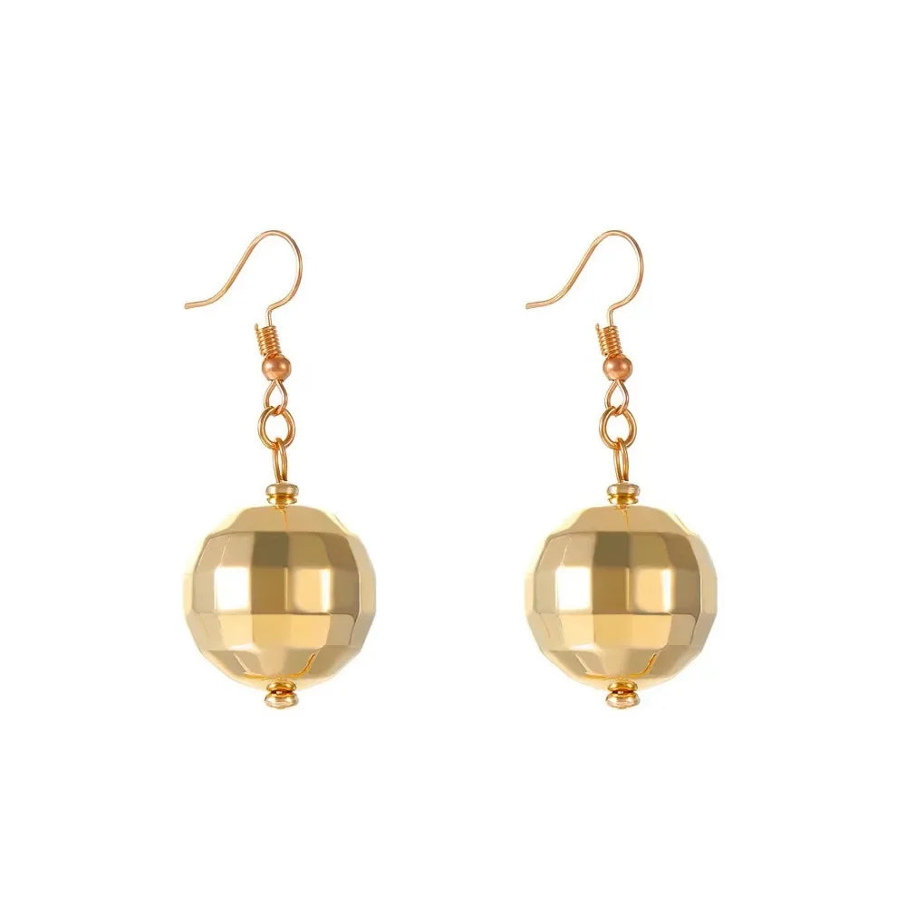 Stylish Retro Disco Ball Pendant Earrings - Exquisite, Creative, Festival Party Gift Jewelry