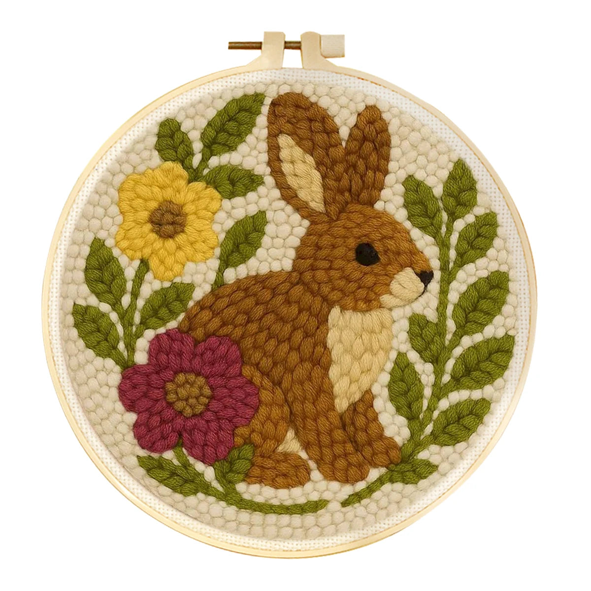Punch Needle Kit for Beginner Embroidery, Yarn Art & Handmade Home Decor