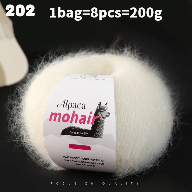 Yarn, Long-Pile Texture for Knitting Gloves, Hair Ties & Creative Crafts