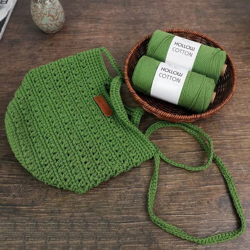 Yarn, Hollow Cord for Crochet Bags, Hats, Cushions & Handmade Accessories