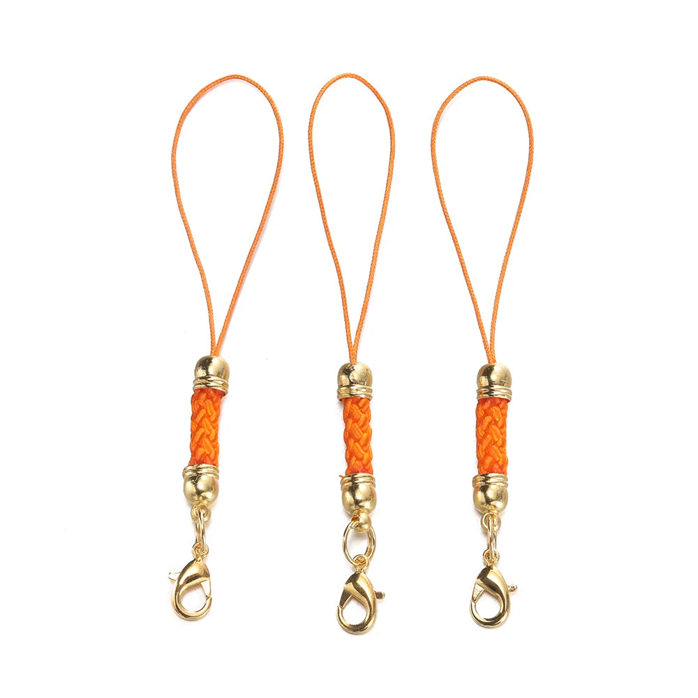 Keychain Cord Straps Lobster Clasps Jump Rings DIY Jewelry Making Craft Supplies