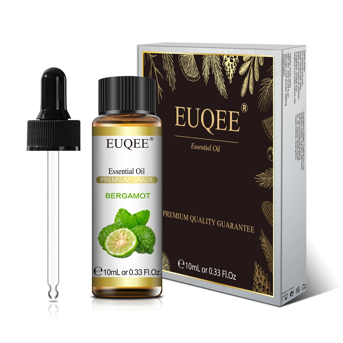 EUQEE Pure Essential Oil 10ml 31 Scents Dropper Diffuser Candle Soap Massage