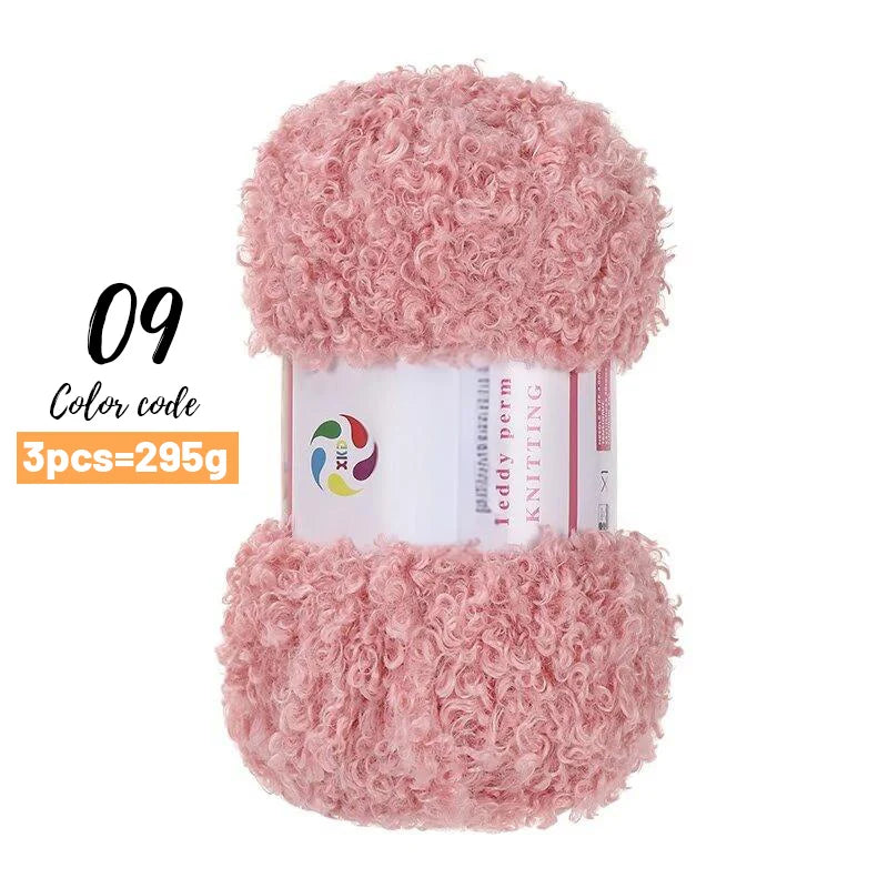 Yarn, Teddy-Style Faux Fur for Scarves, Sweaters, Bags & Cozy Home Crafts