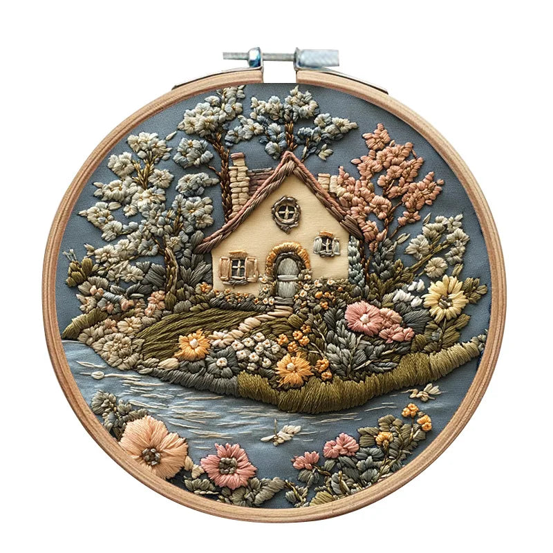 Embroidery Kit for Handmade Needlework, Stitching Practice & Creative Gifts