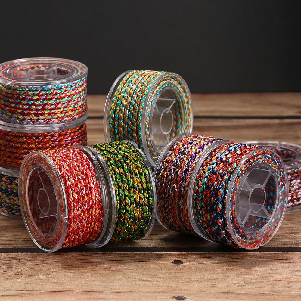Polyester Beading Thread Colorful Stringing Cord DIY Jewelry Making