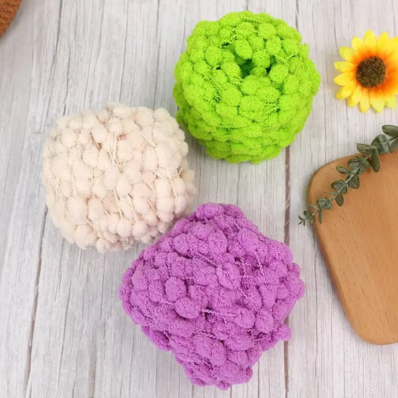 Yarn, Textured for Throw Blankets, Cushions, Rugs & Cozy Handmade Crafts