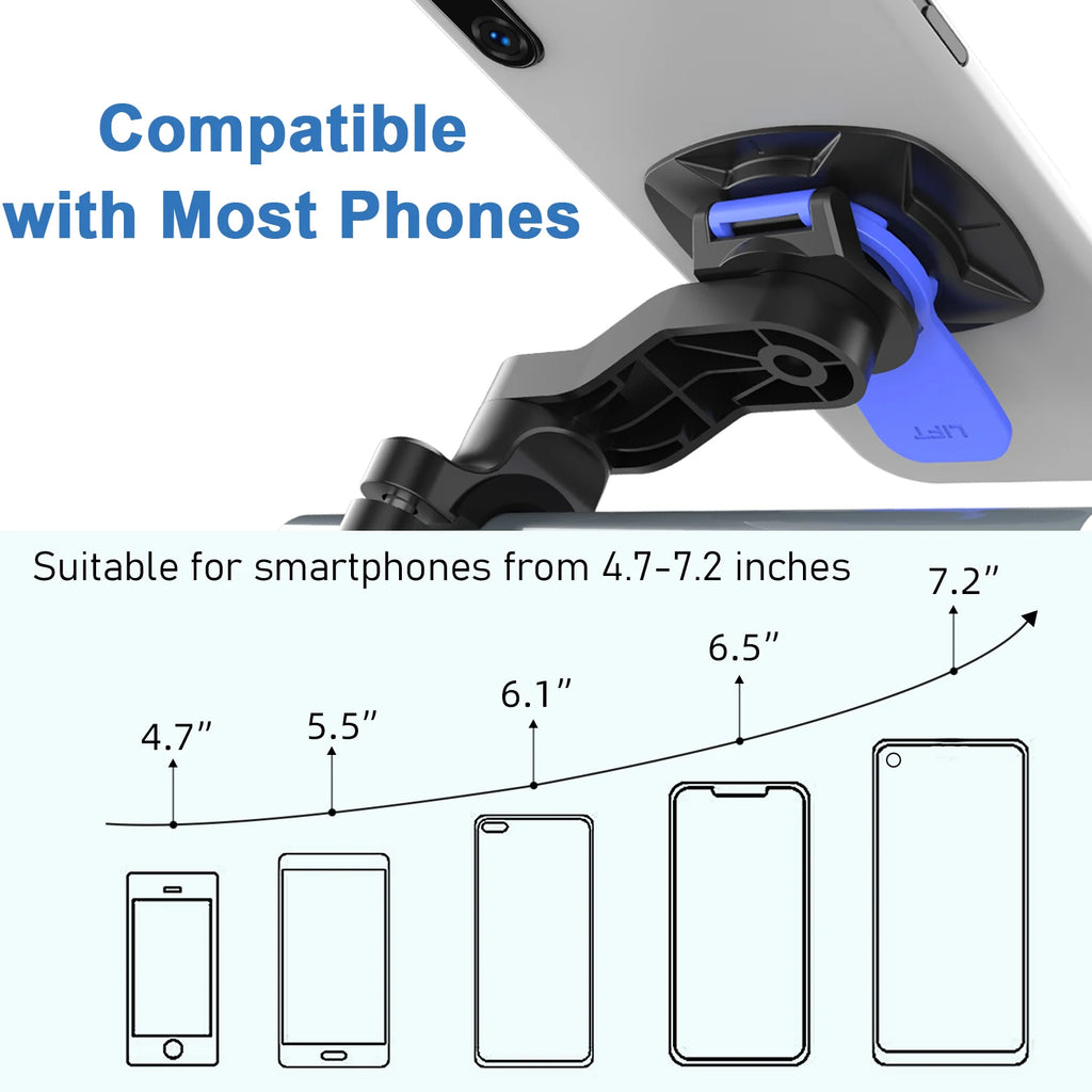 Motorcycle Phone Mount Anti-Shake Bike Premium Quality Replacement Accessory