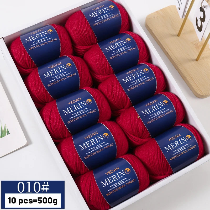 Yarn, Fine for Hand Knitting Sweaters, Scarves, Hats & Winter Accessories