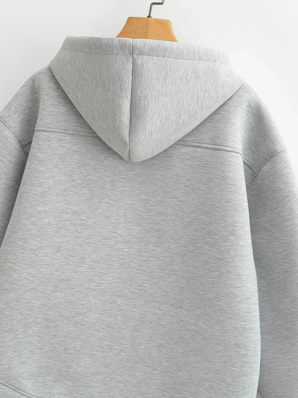 Hoodie Women's Oversized Zip Up Loose Hooded Jacket Sweatshirt Pockets Autumn