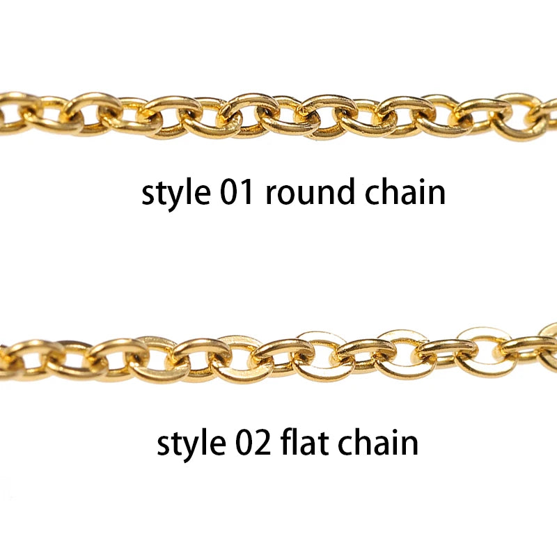 Jewelry Making Kits Stainless Steel Chain Bulk Chains Link Chain Craft Supplies