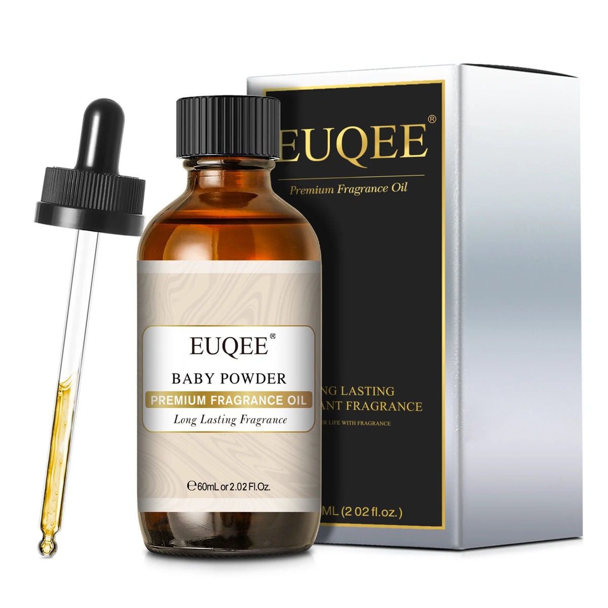 EUQEE Premium Fragrance Oil 60ml Glass Dropper Candle Soap Diffuser 13 Scents