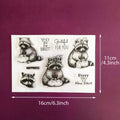 Thanksgiving Autumn Pumpkin Harvest Theme Transparent Silicone Stamp Diary Scrapbook Handmade Cards DIY Crafts