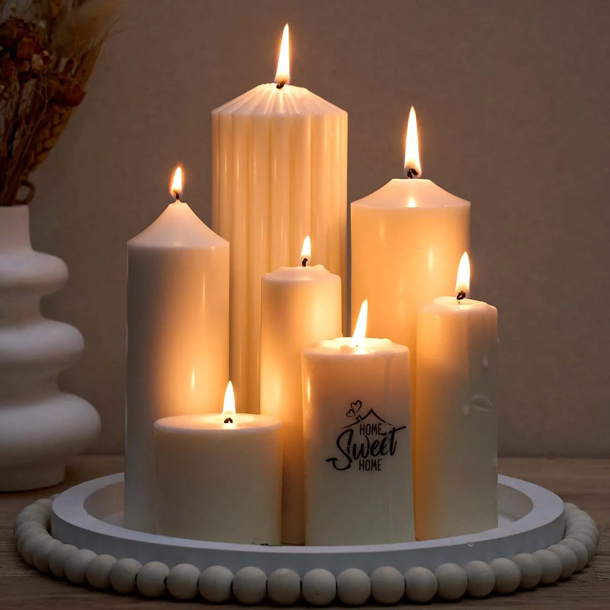 50pcs 5-20cm Candle Wicks Waxed Cotton Set Smokeless Wax Core DIY Soy Wax Core Wax Wick For Candles Making Supplies