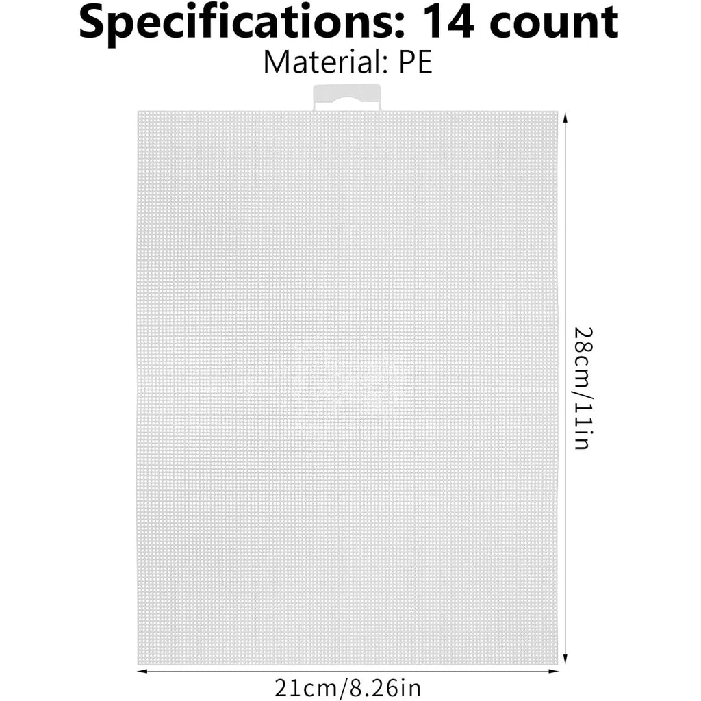 Plastic Canvas Sheets, 14-Count for Cross-Stitch & Handmade Needlecraft