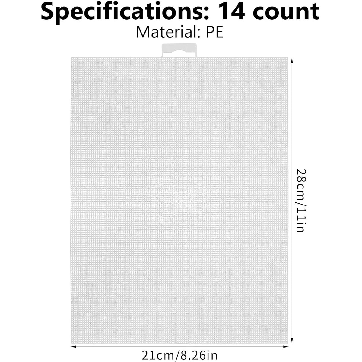 Plastic Canvas Sheets, 14-Count for Cross-Stitch & Handmade Needlecraft