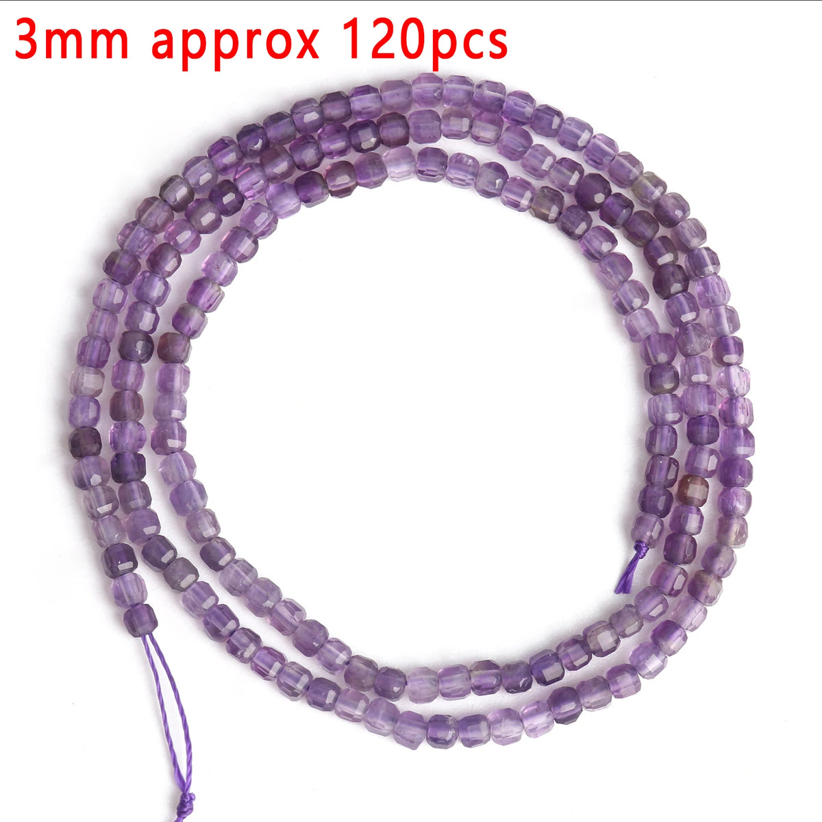 Stone Beads Purple Amethyst-Style Assorted Shapes for DIY Jewelry Making