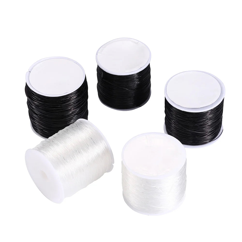 Beading Cord . Elastic Stretch String Fibre Crafting Line Seed Craft Supplies