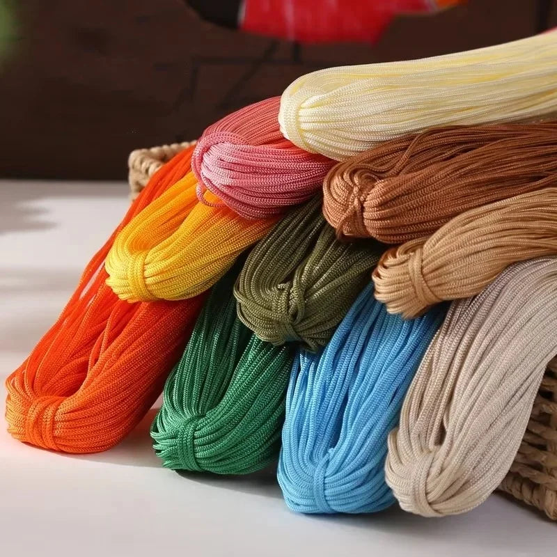 Yarn, Hollow Cord for Hand Crochet Summer Hats, Bags & Cushion Projects