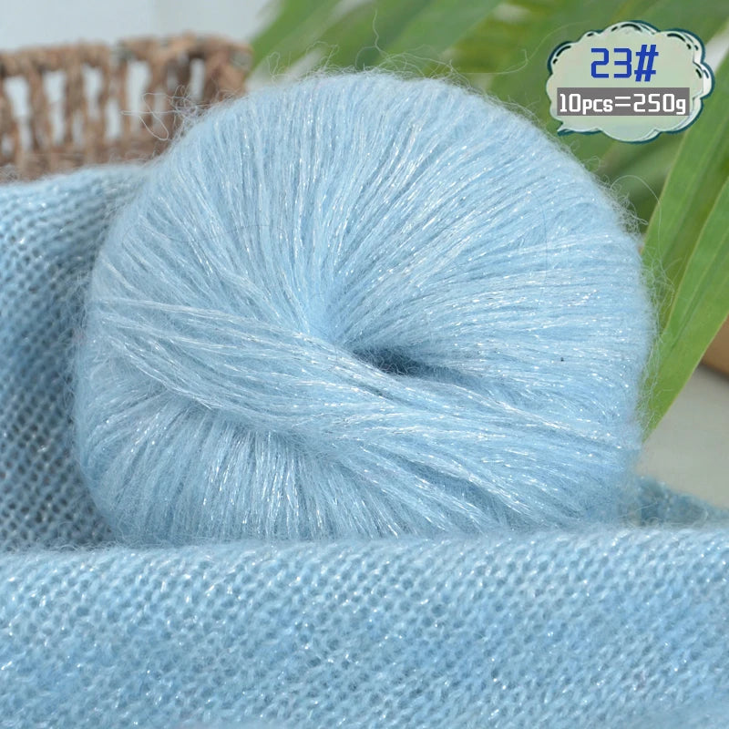 Yarn, Glitter Effect for Knitting Sweaters, Scarves, Hats & Handmade Gifts