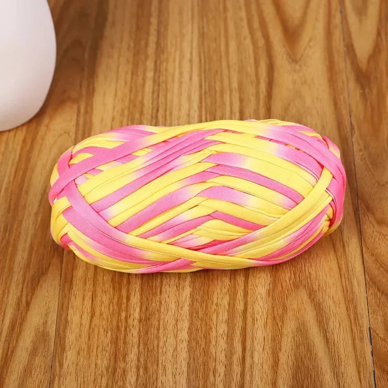 Yarn, Candy-Color Fabric Strip for Crochet Bags, Slippers & Handmade Crafts