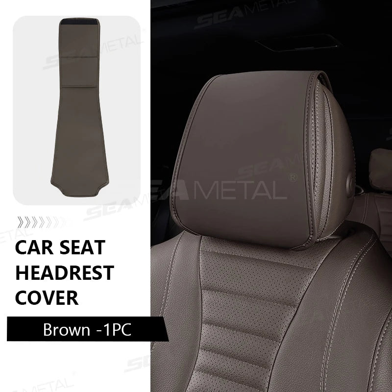BLALION Premium Car Headrest Cover Premium Quality Replacement Accessory
