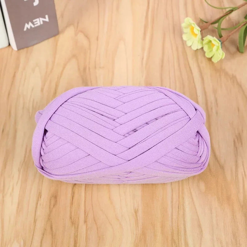 Yarn, Flat T-Shirt Style for Crochet Rugs, Bags, Slippers & Handmade Crafts