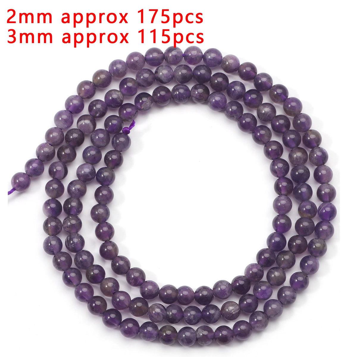 Stone Beads Purple Amethyst-Style Assorted Shapes for DIY Jewelry Making