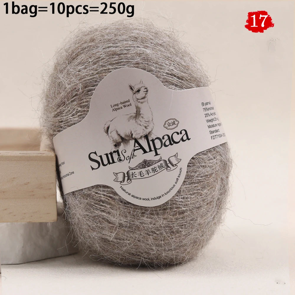 Yarn, Long-Pile Multicolor for Sweaters, Gloves, Shawls & Decorative Crafts