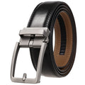 Men's Leather Belt Automatic Buckle Genuine Cowhide for Jeans, Dress, Golf