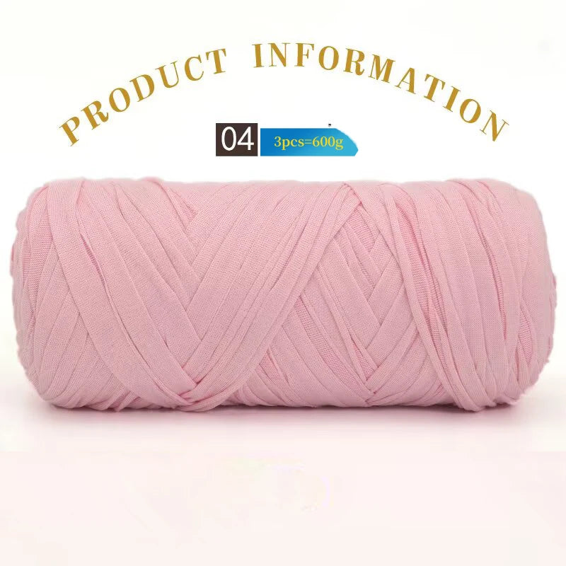 Yarn, Fabric Strip for Crochet Bags, Slippers, Hats, Cushions & Baskets