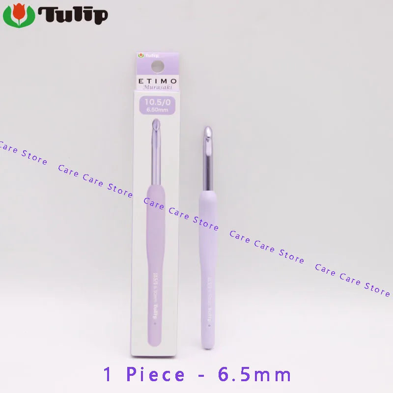Crochet Hook, Tulip Etimo Murasaki Cushion Grip for Handmade Yarn Crafts