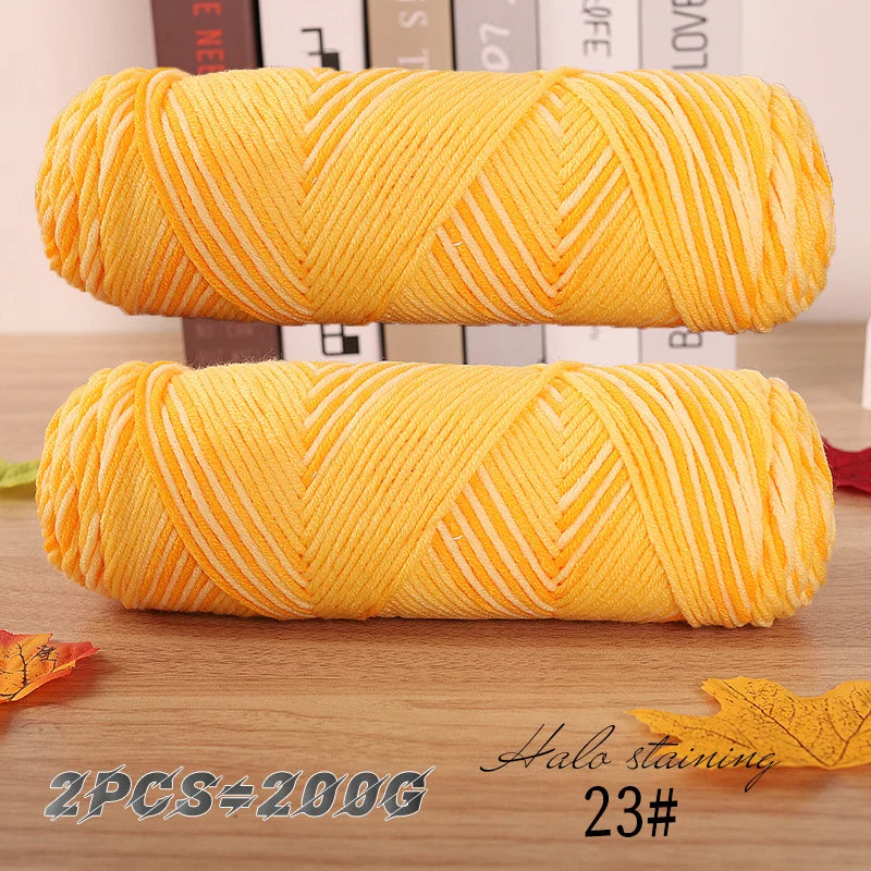 Yarn, Multicolor for Handmade Scarves, Sweaters & Crochet Accessories