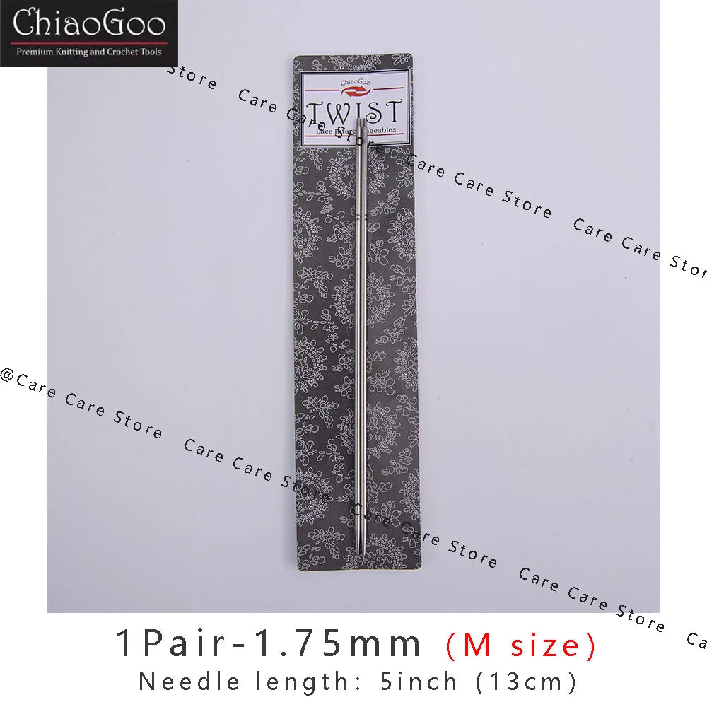 Knitting Needle Tips, ChiaoGoo TWIST Lace for Interchangeable Yarn Crafts