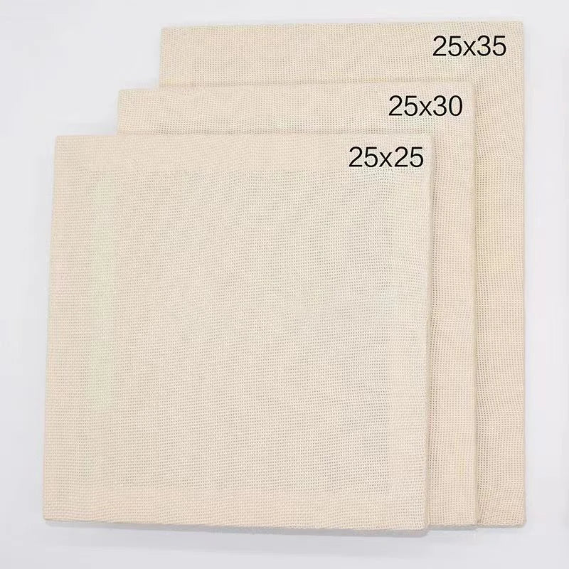 Punch Needle Frame with Monk Cloth for Rug Hooking & Embroidery Projects