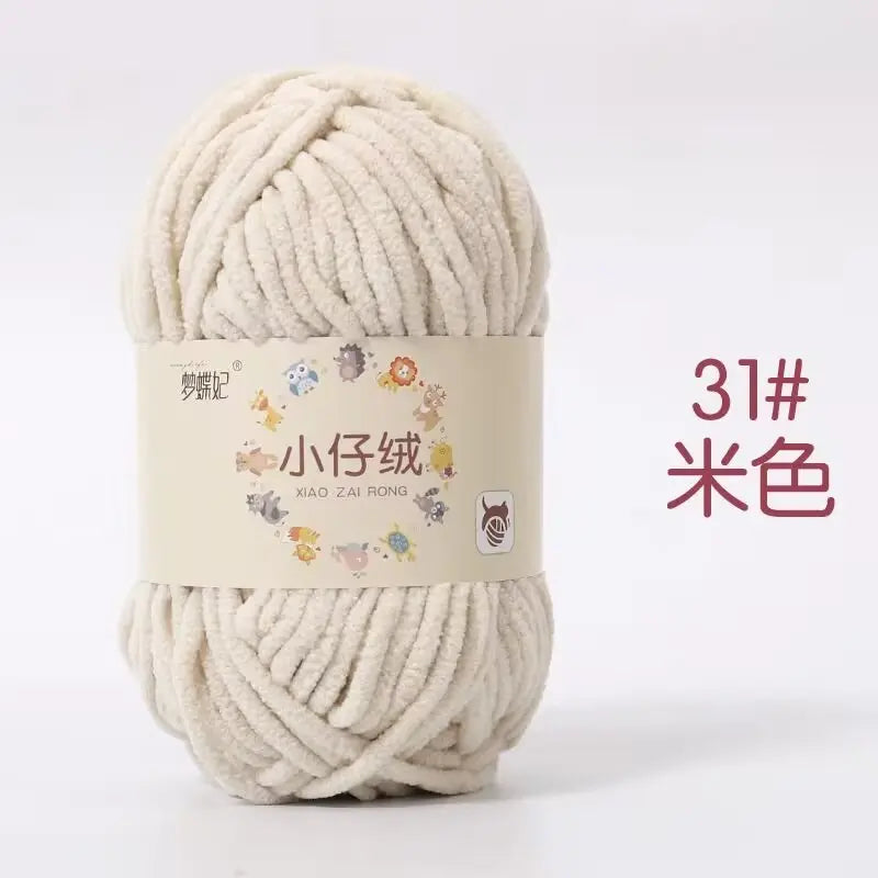Yarn, Fine Chenille for Handmade Bear Crafts, Pillows, Sweaters & Scarves