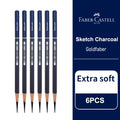 Charcoal & Graphite Sketch Pencil Set — Extra Soft to Hard, 5 or 6 Pieces