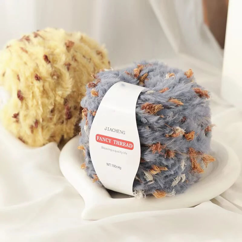 Yarn, Wide Faux Fur Texture for Knitting Coats, Scarves & Accessories