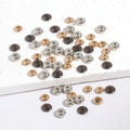 CCB Spacer Beads Flat Round Wheel Shapes for DIY Jewelry Making Craft Beads