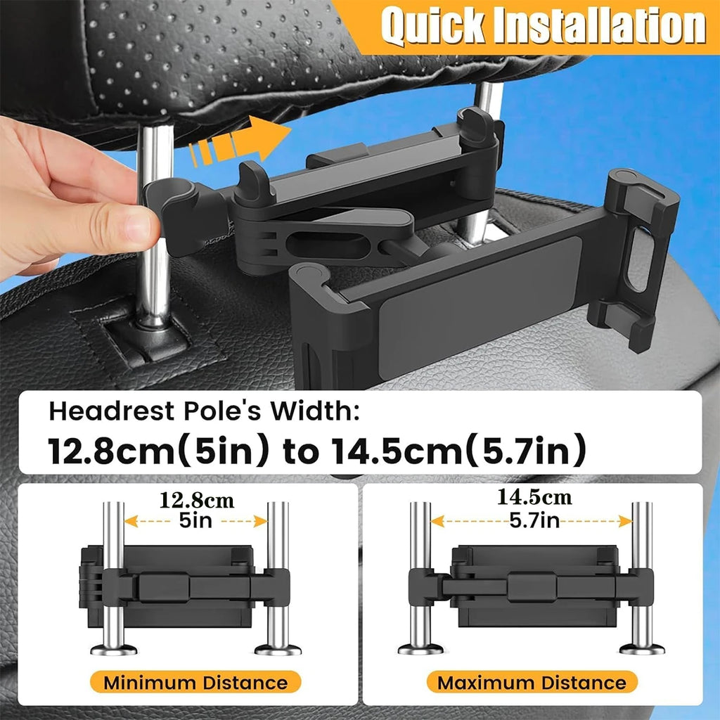Car Tablet Holder Headrest Mount Premium Quality Replacement Accessory