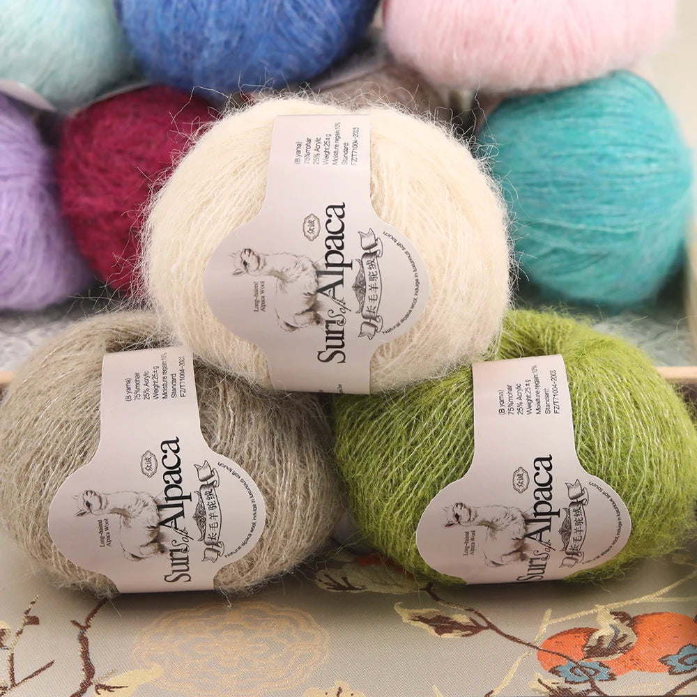 Yarn, Long-Pile Multicolor for Sweaters, Gloves, Shawls & Decorative Crafts