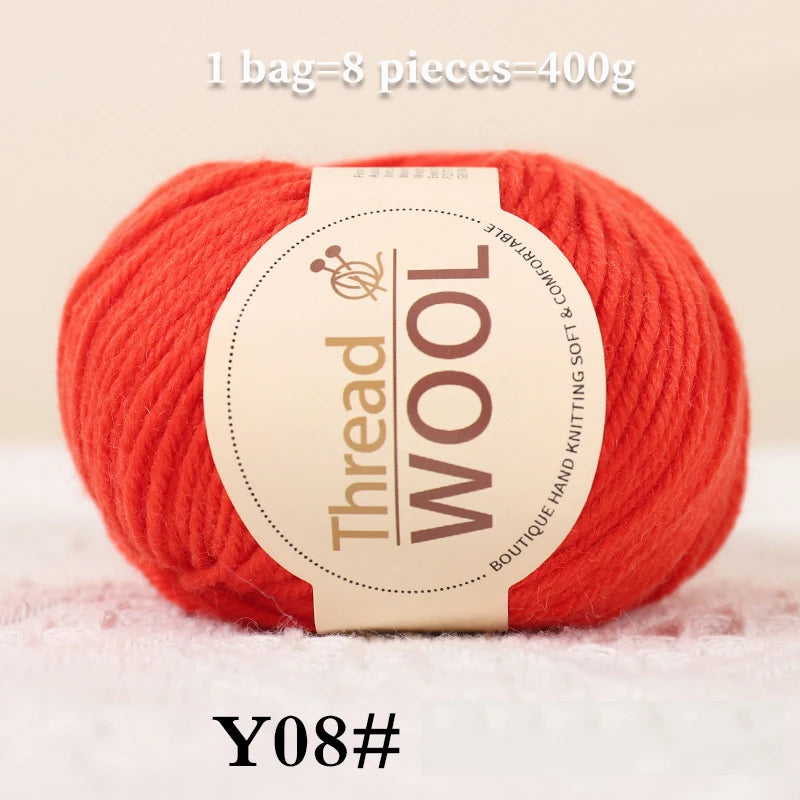 Yarn, Medium-Thick for Sweaters, Scarves, Gloves, Socks, Shawls & Coats