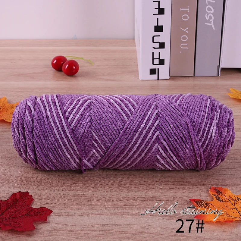 Yarn, Multicolor for Handmade Sweaters, Scarves, Blankets & Crochet Crafts