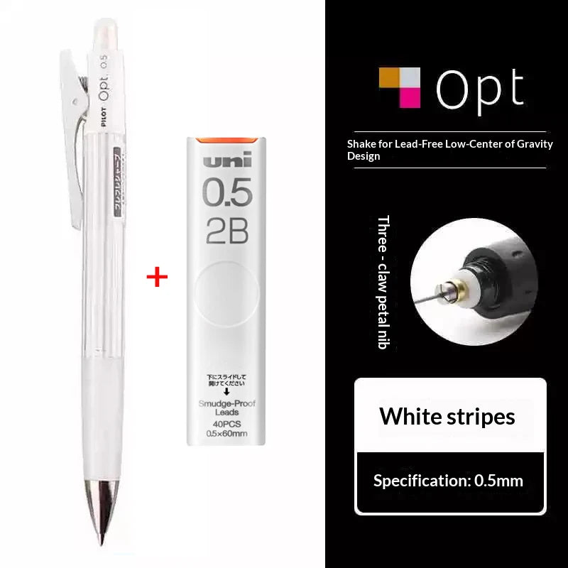 Mechanical Pencil, Pilot Opt. HOP-20R — 0.5mm Shake, Optional Lead Refills